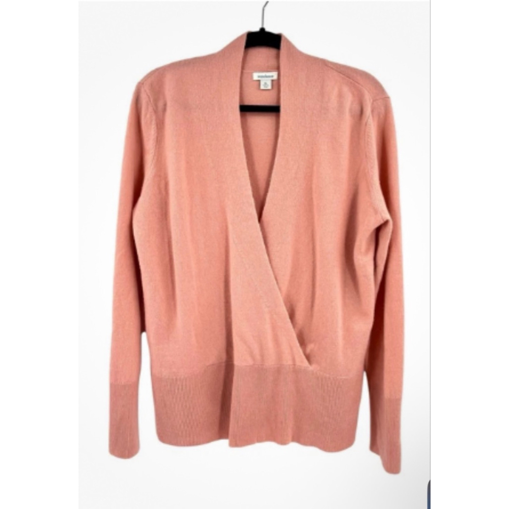SUNDANCE Women's Light Pink
Cashmere Wrap Sweater Large